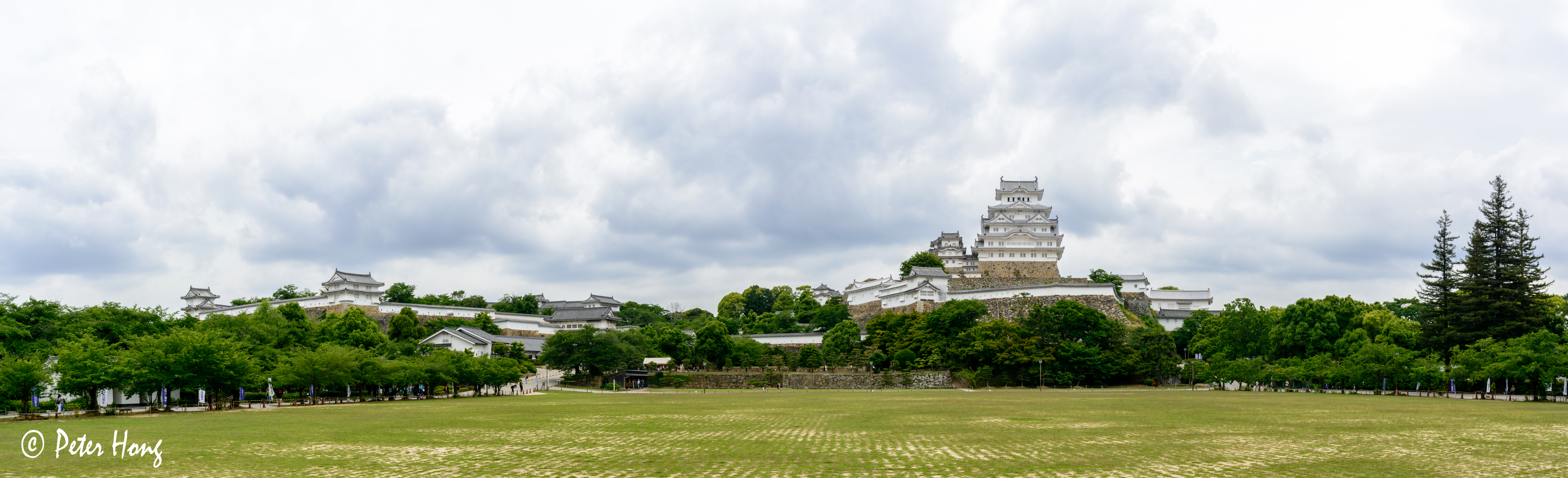 Himeji Castle panoramic